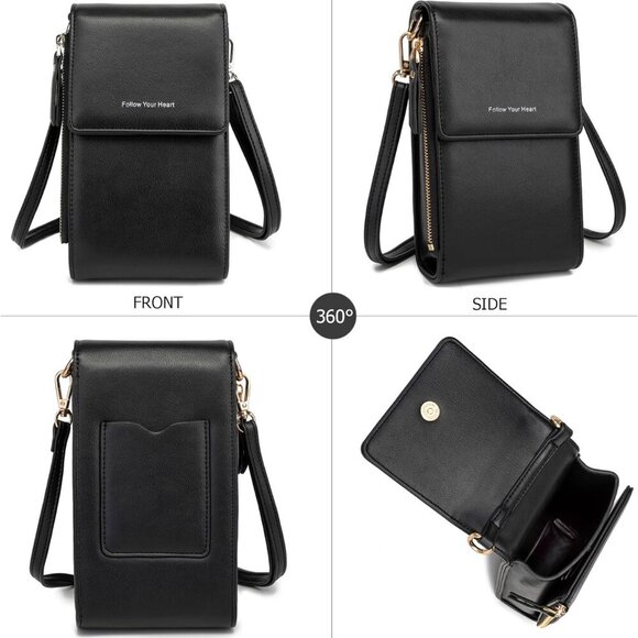 Chic Flap Crossbody Purse for Women with Lightweight Design & Credit Storage - Picture 3 of 6